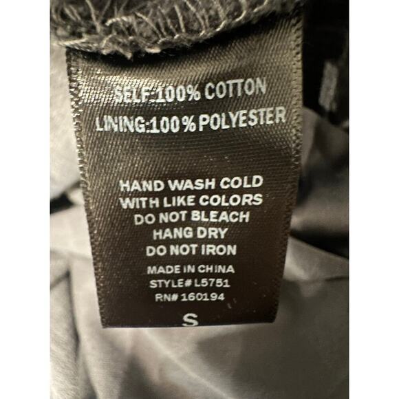 By Together – Charcoal Grey Corduroy Overalls – Size Small - Picture 3 of 4